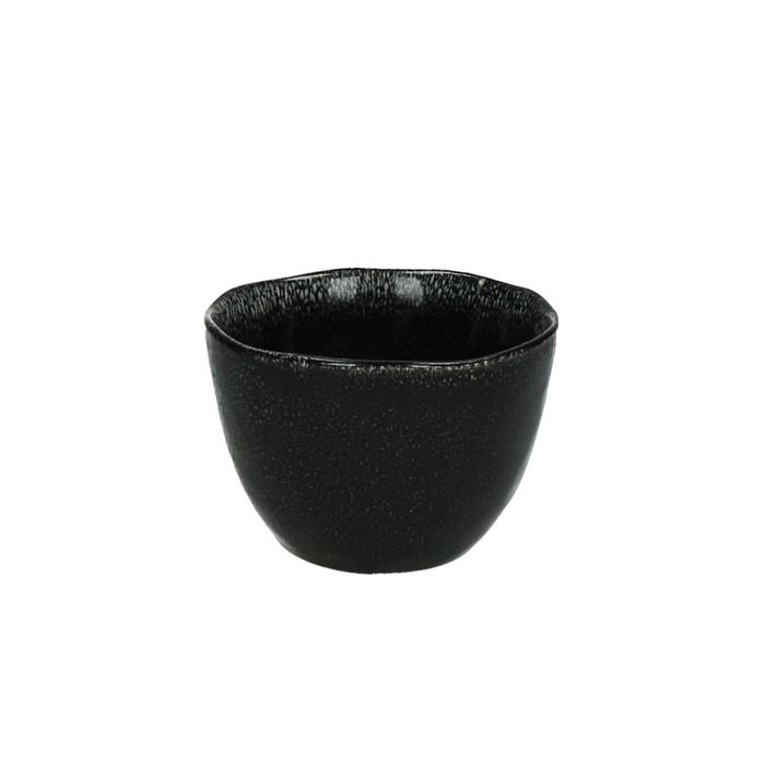 All black porselein mini kom (set van 4)