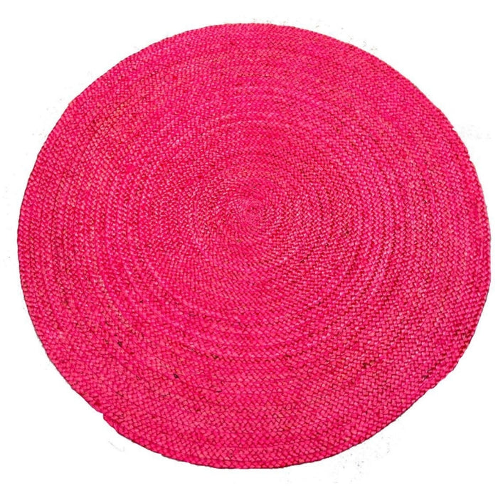 Vloerkleed jute geweven Coral Blush 120cm